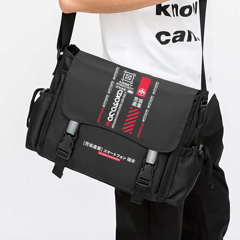 Cycling Commute Bag - حقيبة ظهر أنيمي سايبربانك 2077 للرجال،