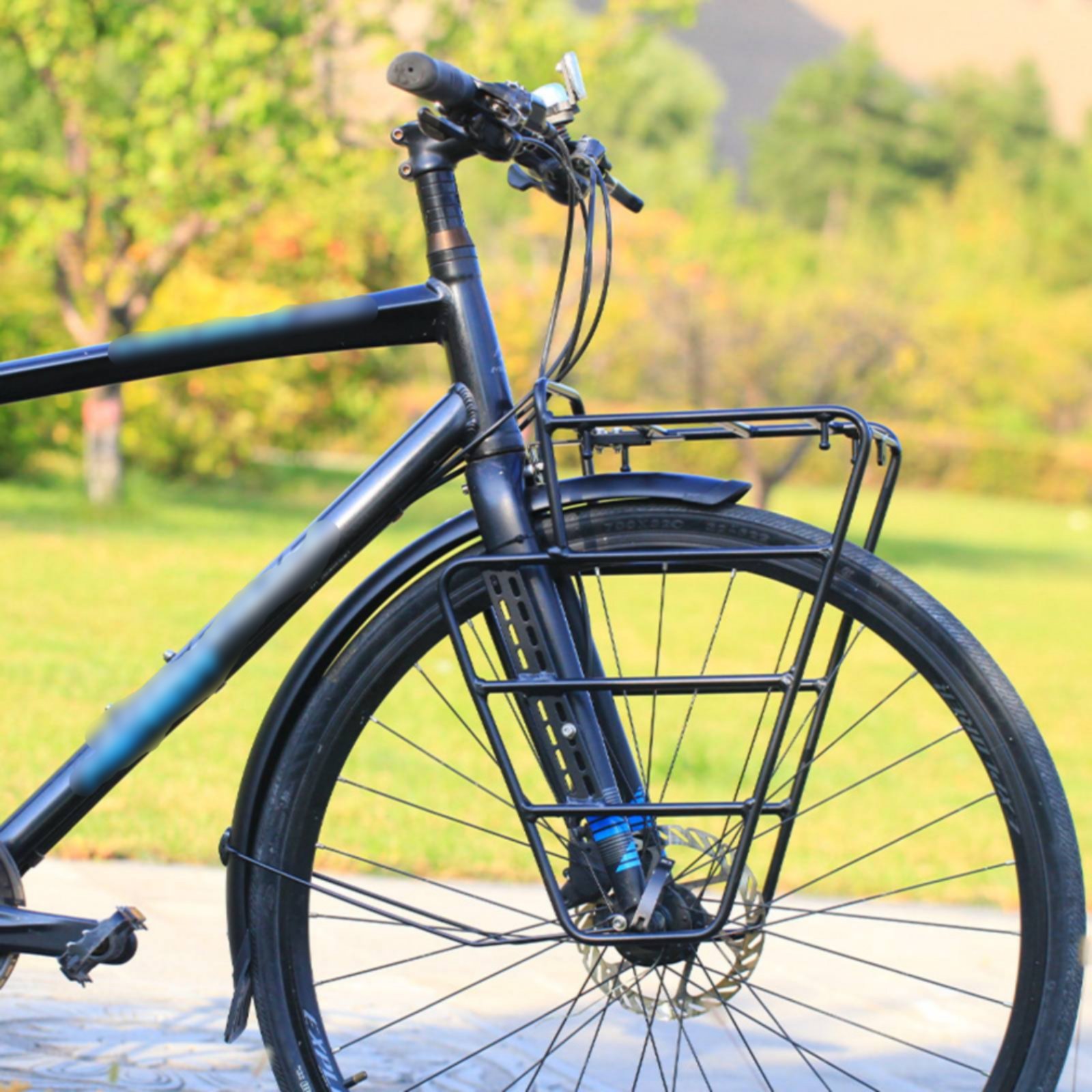 Cargo Rack Aluminum - حامل أمامي للدراجات الهوائية مصنوع من