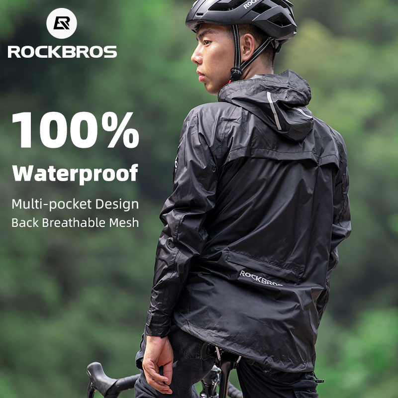 Cycling Rain Jacket Commute - ROCKBROS مقاوم للماء ركوب الدراجات معطف