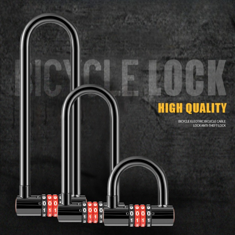 قفل على شكل حرف U ممتد 185 مم/ - مراجعة Cable Lock Flexible وسعره