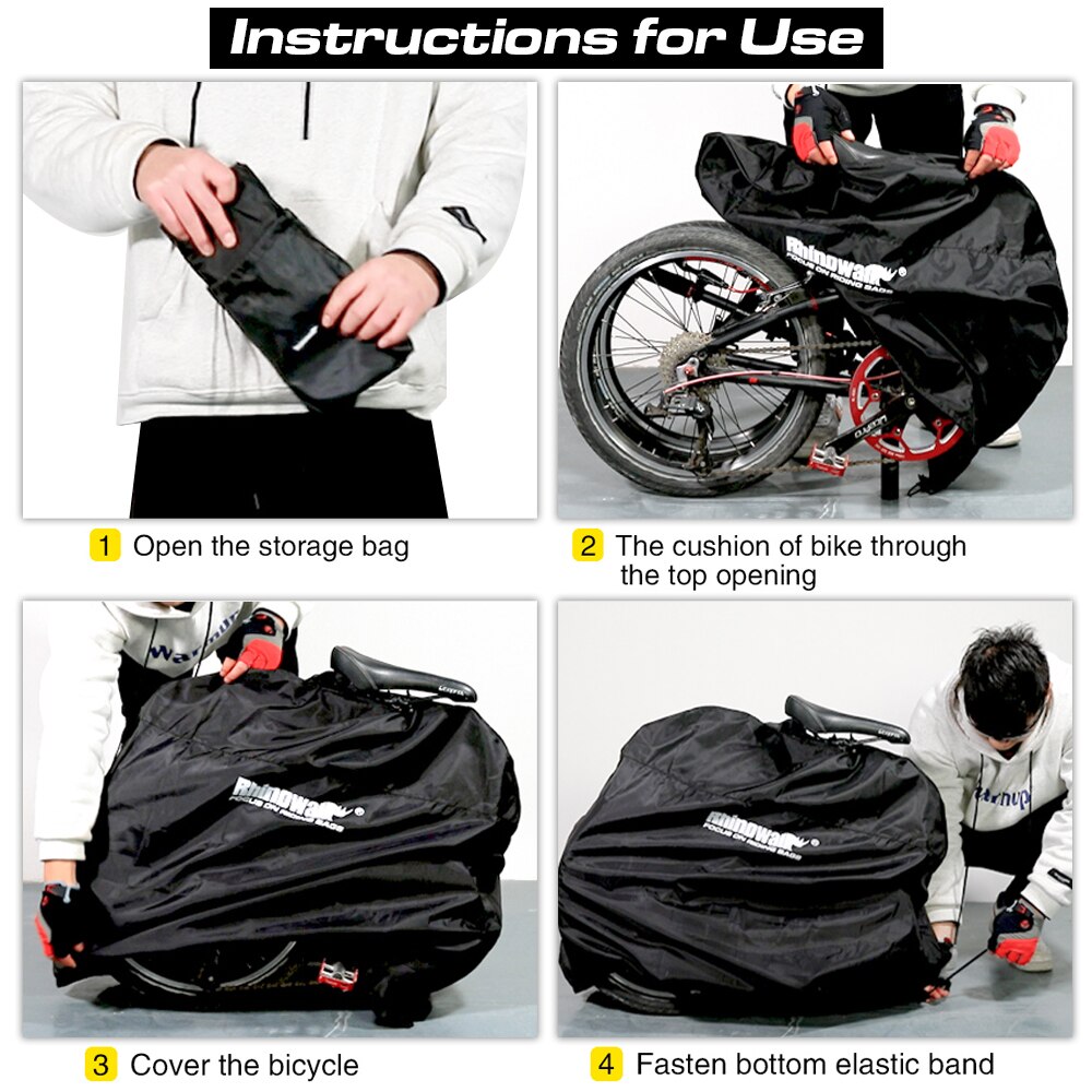 رينووالك للطي غطاء الدراجة الم - مراجعة Cycling Commute Bag وسعره